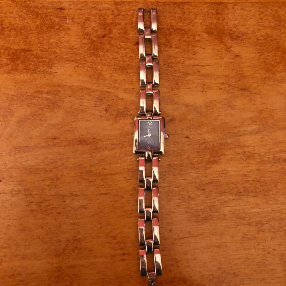 Fossil silver watch